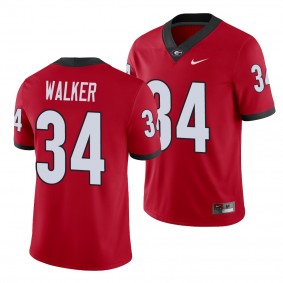 Georgia Bulldogs Herchel Walker Jersey College Football Alumni Player Men's Jersey - Red