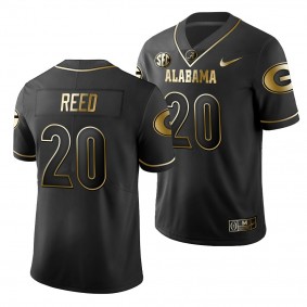 J.R. Reed #20 Georgia Bulldogs Black 2019 Golden Edition Limited Jersey - NCAA Football