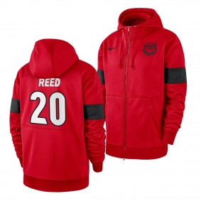 Georgia Bulldogs J.R. Reed Red Sideline Performance Men's Full-Zip Hoodie - NCAA Football