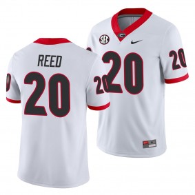 Georgia Bulldogs J.R. Reed #20 White Away Game Jersey - NCAA Football