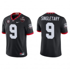 Jaheim Singletary Georgia Bulldogs Nike College Football Playoff 2022 National Champions Game Jersey Black