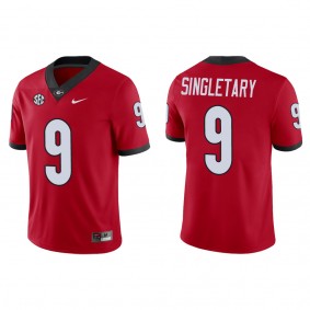 Jaheim Singletary Georgia Bulldogs Nike Game College Football Jersey Red