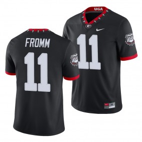 Georgia Bulldogs Jake Fromm Jersey College Football Alternate Game Men's Jersey - Black