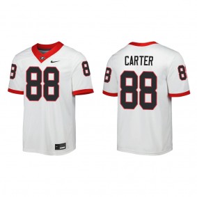 Jalen Carter Georgia Bulldogs Nike Away Game Jersey White