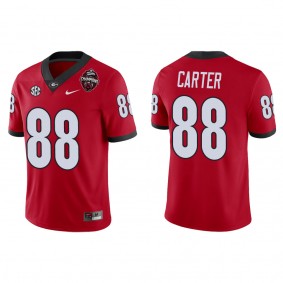 Jalen Carter Georgia Bulldogs Nike College Football Playoff 2022 National Champions Game Jersey Red