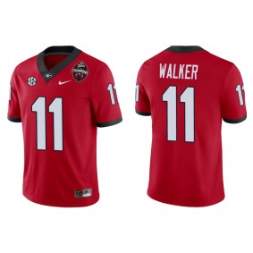 Jalon Walker Georgia Bulldogs Nike College Football Playoff 2022 National Champions Game Jersey Red