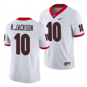 Georgia Bulldogs Kearis Jackson Jersey Game College Football Nike Men's Jersey - White