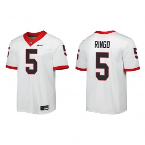 Kelee Ringo Georgia Bulldogs Nike Away Game Jersey White