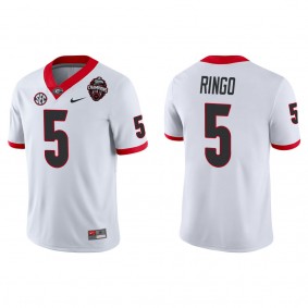 Kelee Ringo Georgia Bulldogs Nike College Football Playoff 2022 National Champions Game Jersey White