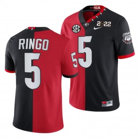 Georgia Bulldogs Kelee Ringo 2021 CFP National Champions Jersey - Red Black