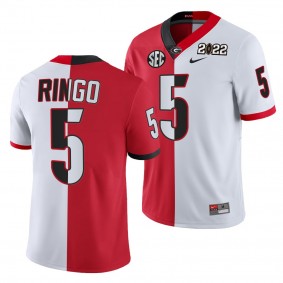 Georgia Bulldogs Kelee Ringo 2021 CFP National Champions Jersey - Red White