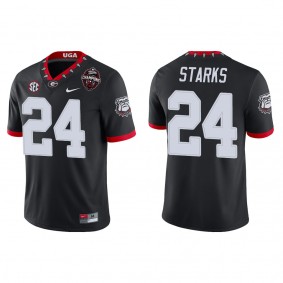 Malaki Starks Georgia Bulldogs Nike College Football Playoff 2022 National Champions Game Jersey Black