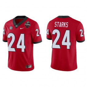 Malaki Starks Georgia Bulldogs Nike College Football Playoff 2022 National Champions Game Jersey Red