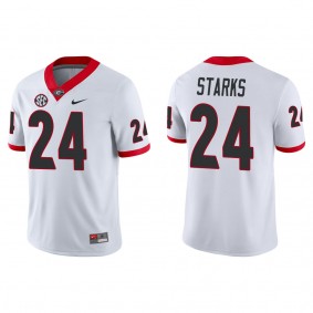 Malaki Starks Georgia Bulldogs Nike Game College Football Jersey White