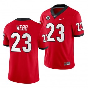 Georgia Bulldogs Mark Webb #23 Red Home Game Jersey - NCAA Football