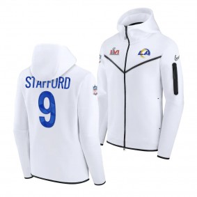 Georgia Bulldogs Draft Matthew Stafford Los Angeles Rams Super Bowl LVI Hoodie White