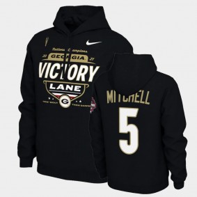 Georgia Bulldogs Adonai Mitchell Hoodie 2021 National Champions Black