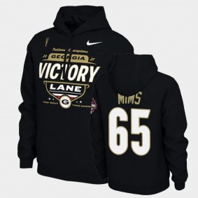 Georgia Bulldogs Amarius Mims Hoodie 2021 National Champions Black