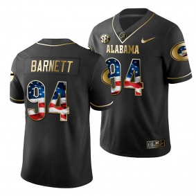 Georgia Bulldogs Michael Barnett #94 Black 2019 Stars and Stripes Golden Limited Edition Jersey - NCAA Football