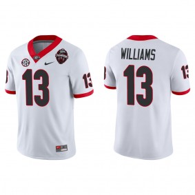 Mykel Williams Georgia Bulldogs Nike College Football Playoff 2022 National Champions Game Jersey White