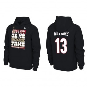 Mykel Williams Georgia Bulldogs Nike College Football Playoff 2022 National Champions Locker Room Pullover Hoodie Black