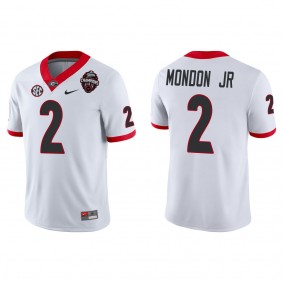 Smael Mondon Jr. Georgia Bulldogs Nike College Football Playoff 2022 National Champions Game Jersey White