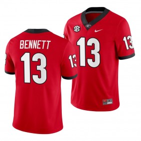 Georgia Bulldogs Stetson Bennett Jersey College Football Home Game Men's Jersey - Red