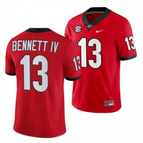 Georgia Bulldogs Stetson Bennett Red Home Game Jersey NCAA Football