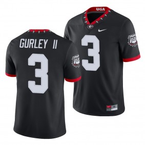 Georgia Bulldogs Todd Gurley II Jersey College Football Alternate Game Men's Jersey - Black