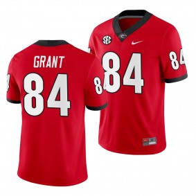 Georgia Bulldogs Walter Grant #84 Red Home Game Jersey - NCAA Football