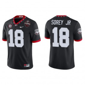 Xavian Sorey Jr. Georgia Bulldogs Nike College Football Playoff 2022 National Champions Game Jersey Black