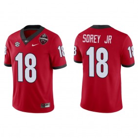 Xavian Sorey Jr. Georgia Bulldogs Nike College Football Playoff 2022 National Champions Game Jersey Red